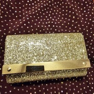 Gold Glitter Clutch